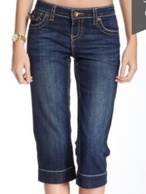 Kut From The Kloth Natalie Crop Dark Wash Jeans Size 10